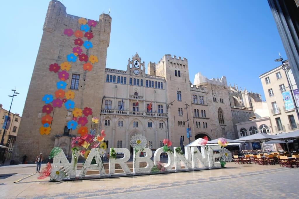 A 5Mn De La Reserve Africaine, Charmante Maison De Village Avec Patio Sigean Exterior foto